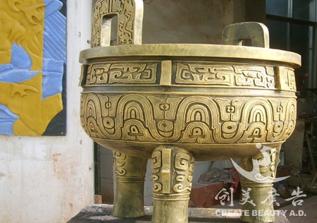 興國(guó)雕塑鼎